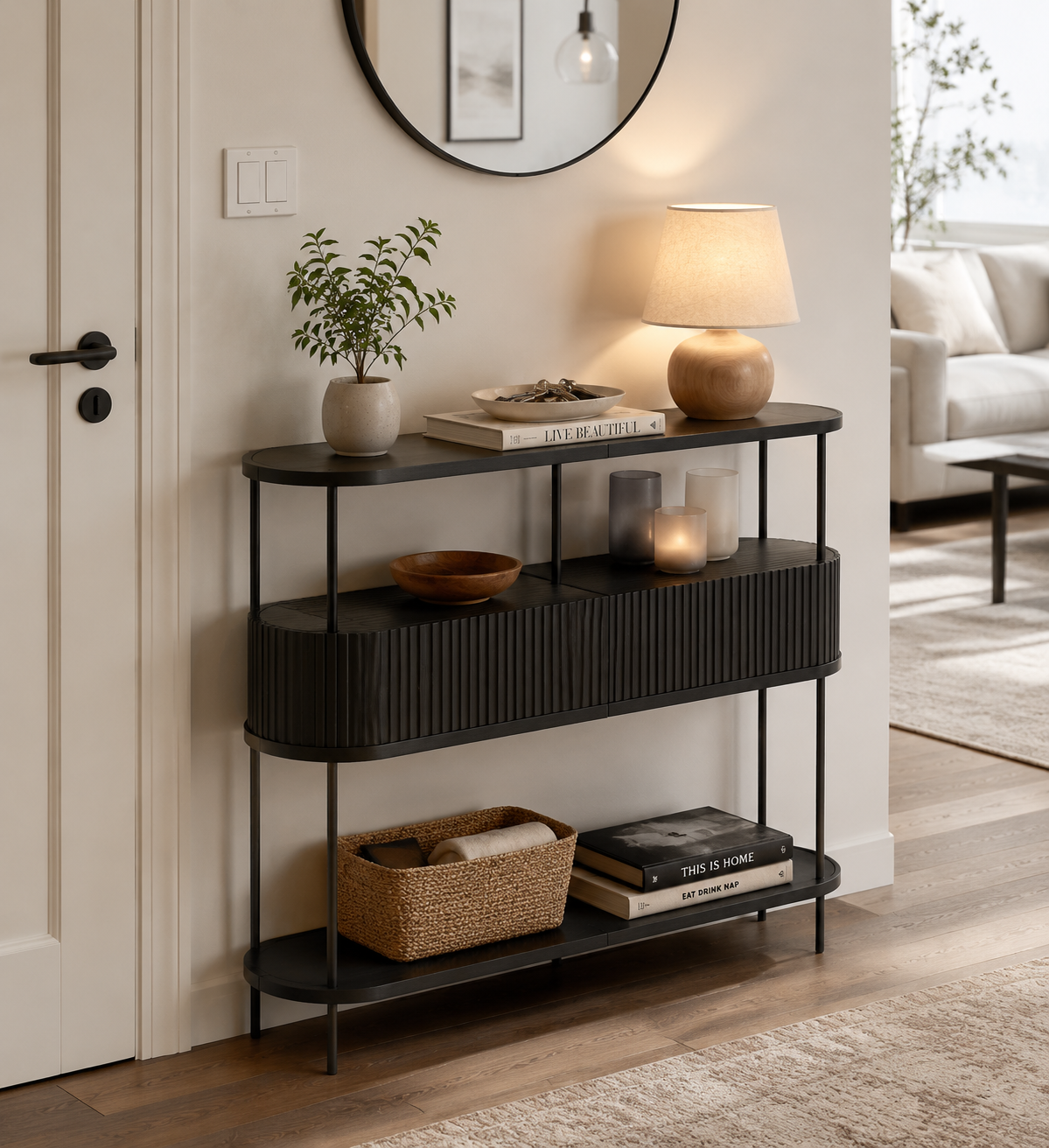 Calvioner™ Arvelle Narrow Hallway Storage Console